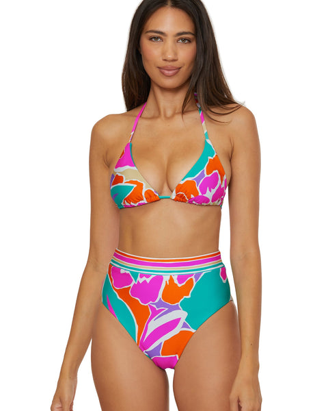 High-Waist Swim Bottom - Amalfi