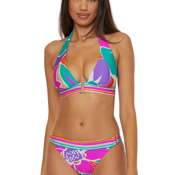 Ring Halter Top Swim Top - Amalfi