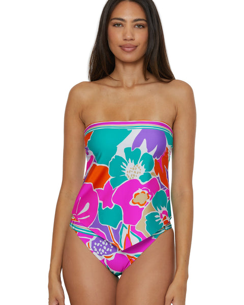 Handkerchief Tankini Swim Top - Amalfi