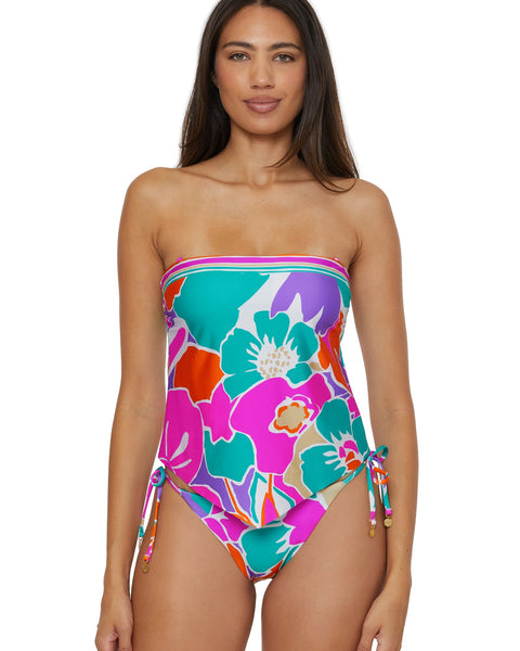 Handkerchief Tankini Swim Top - Amalfi