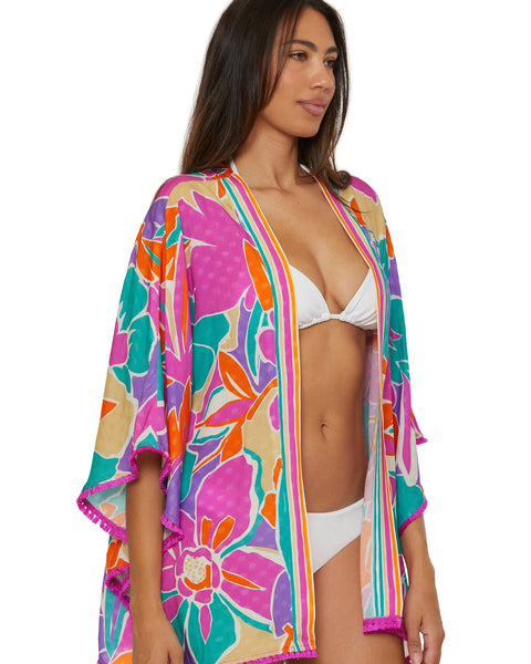 Kimono Swim Cover-Up - Amalfi