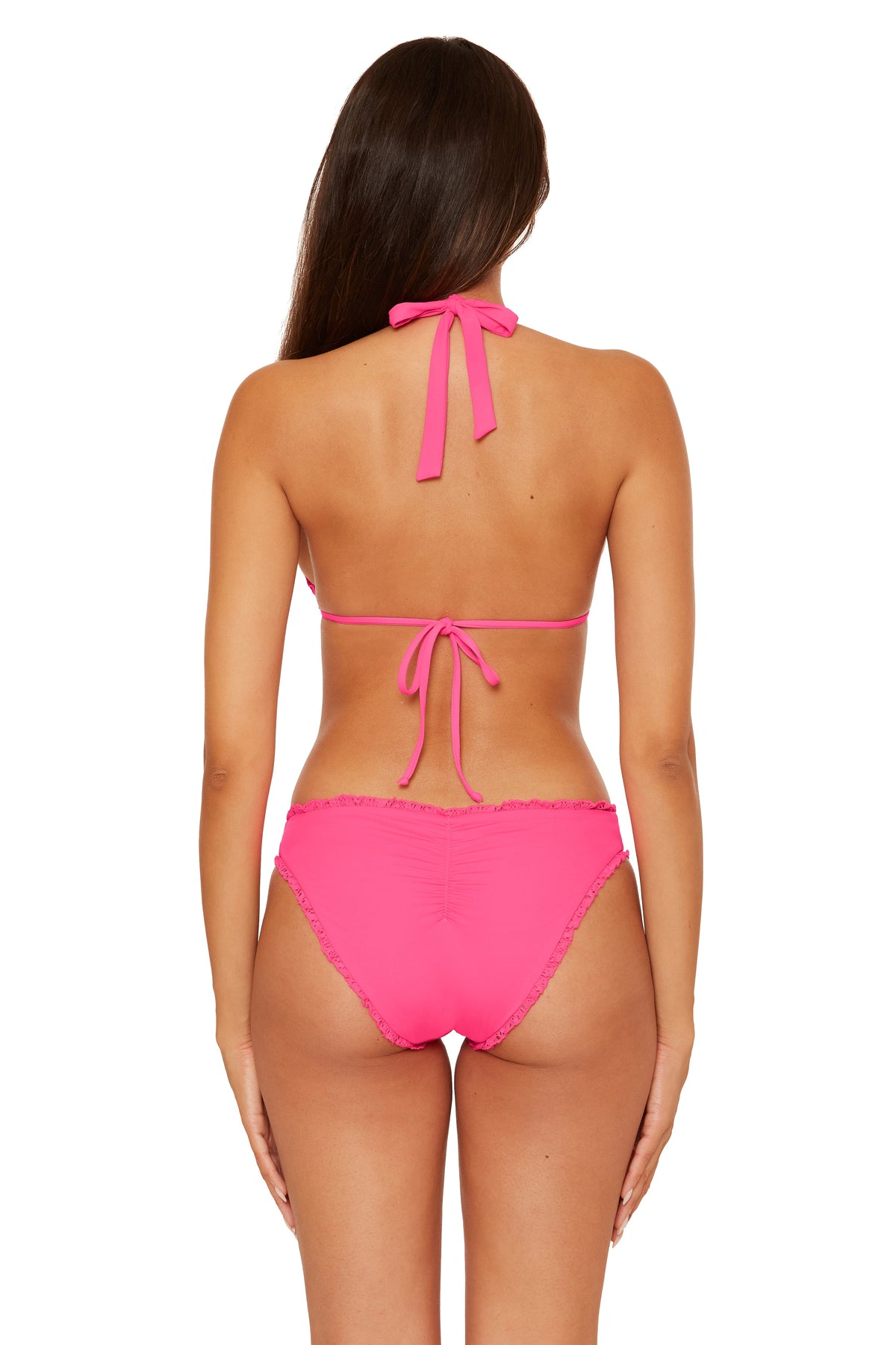 FRILLS TRIANGLE TOP