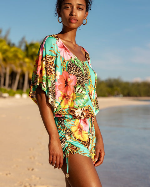 VISIONS OF PARADISE - South Beach Dress • Multicolor