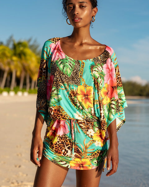 VISIONS OF PARADISE - South Beach Dress • Multicolor
